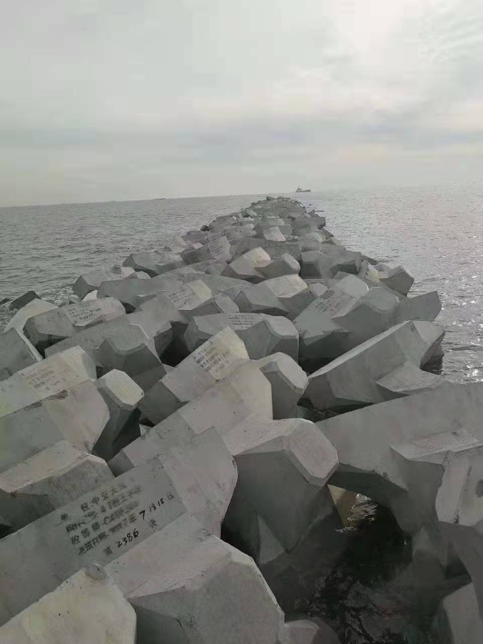 海岸扭王字防浪块模具是一种形状比较特殊的防止海浪的措施,看着...